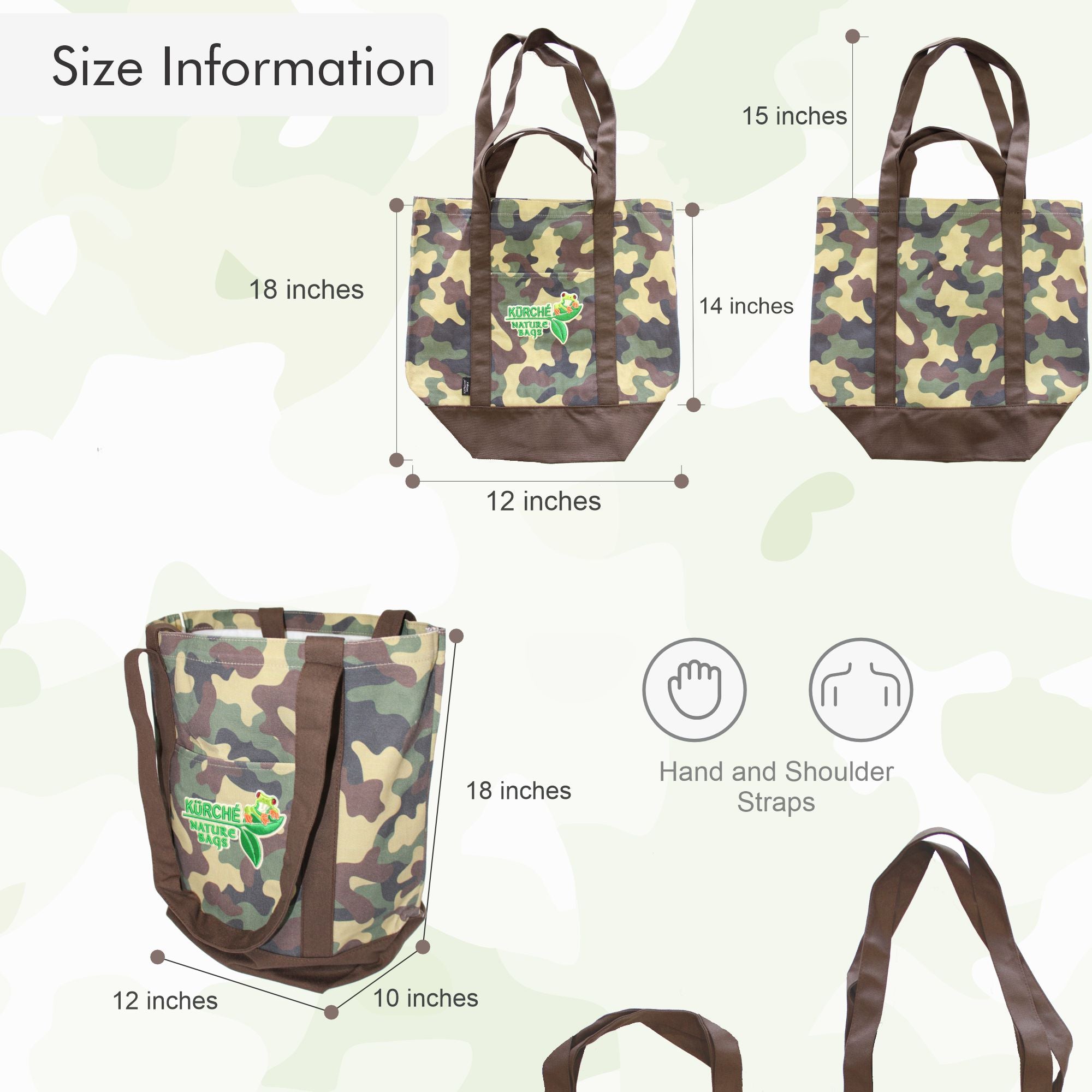 KÜRCHÉ Nature Bag – Olive Camo