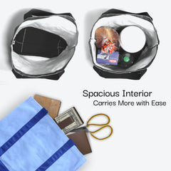 KÜRCHÉ Nature Bag Tote – Nautical Blue Reusable Canvas Carryall