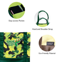 KÜRCHÉ Nature Bag – Seagrass Green Camo