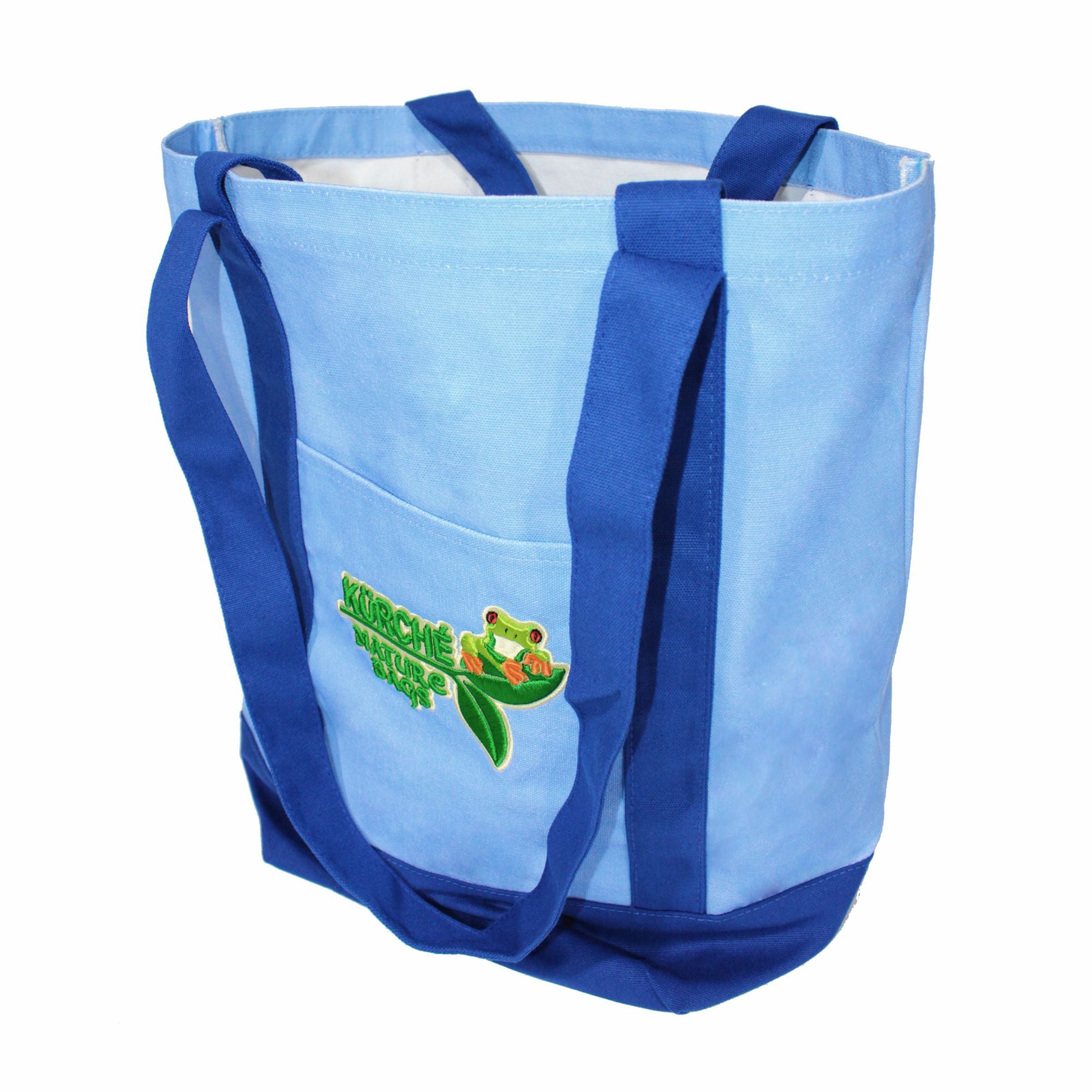 KÜRCHÉ Nature Bag Tote – Nautical Blue Reusable Canvas Carryall
