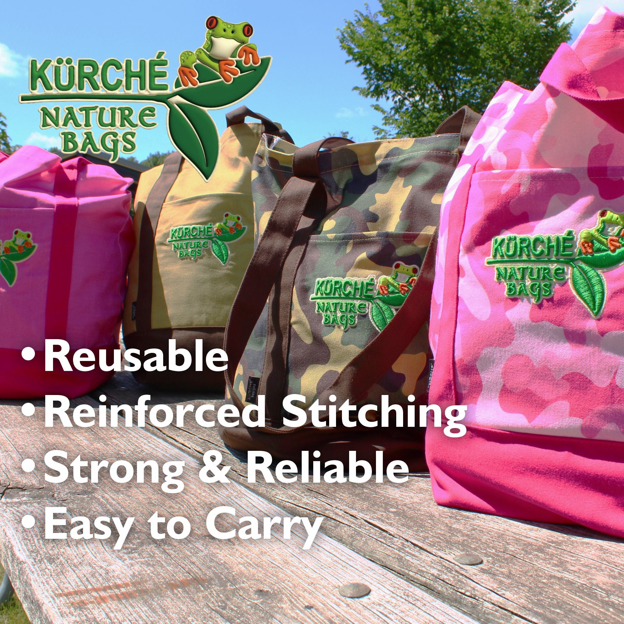 KÜRCHÉ Nature Bag – Olive Camo